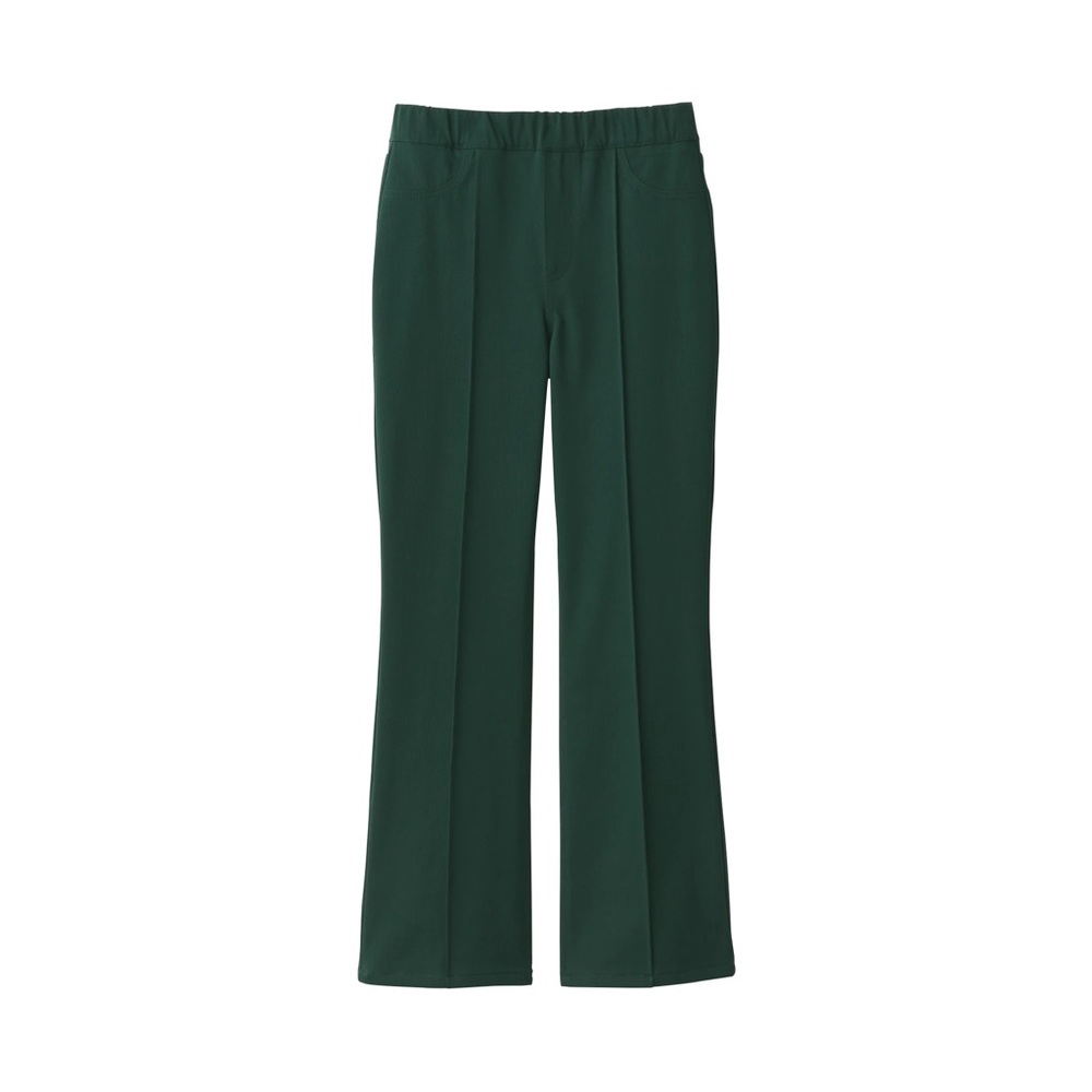 Muji Stretch pin tuck flare Leggings Pants